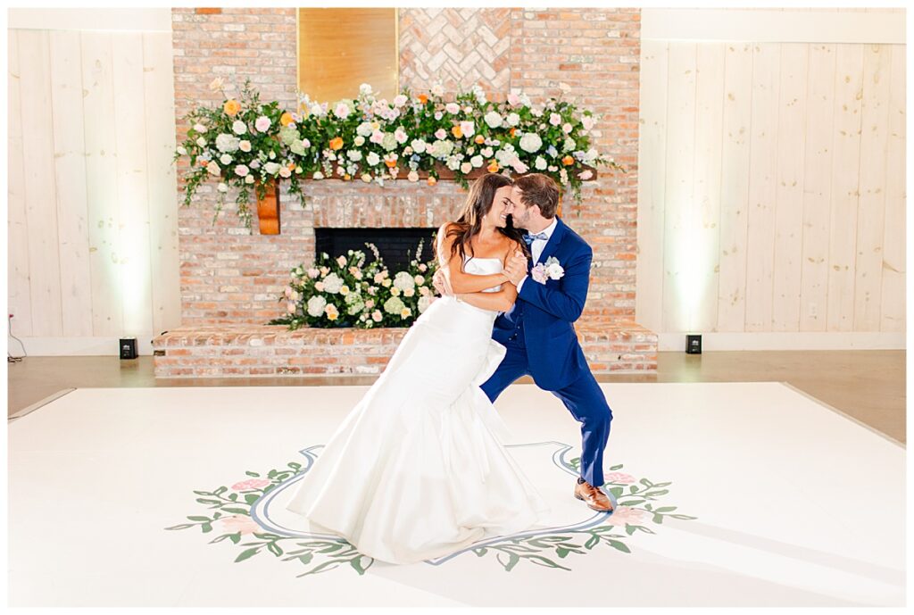 choreographed first dance at auburn oaks farm